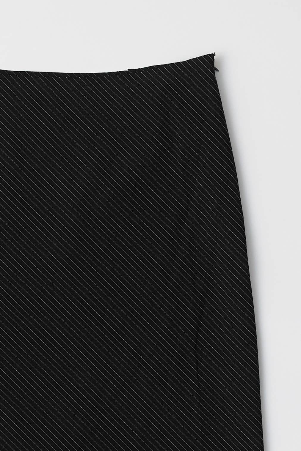 Ginny Black Pinstripe Skirt