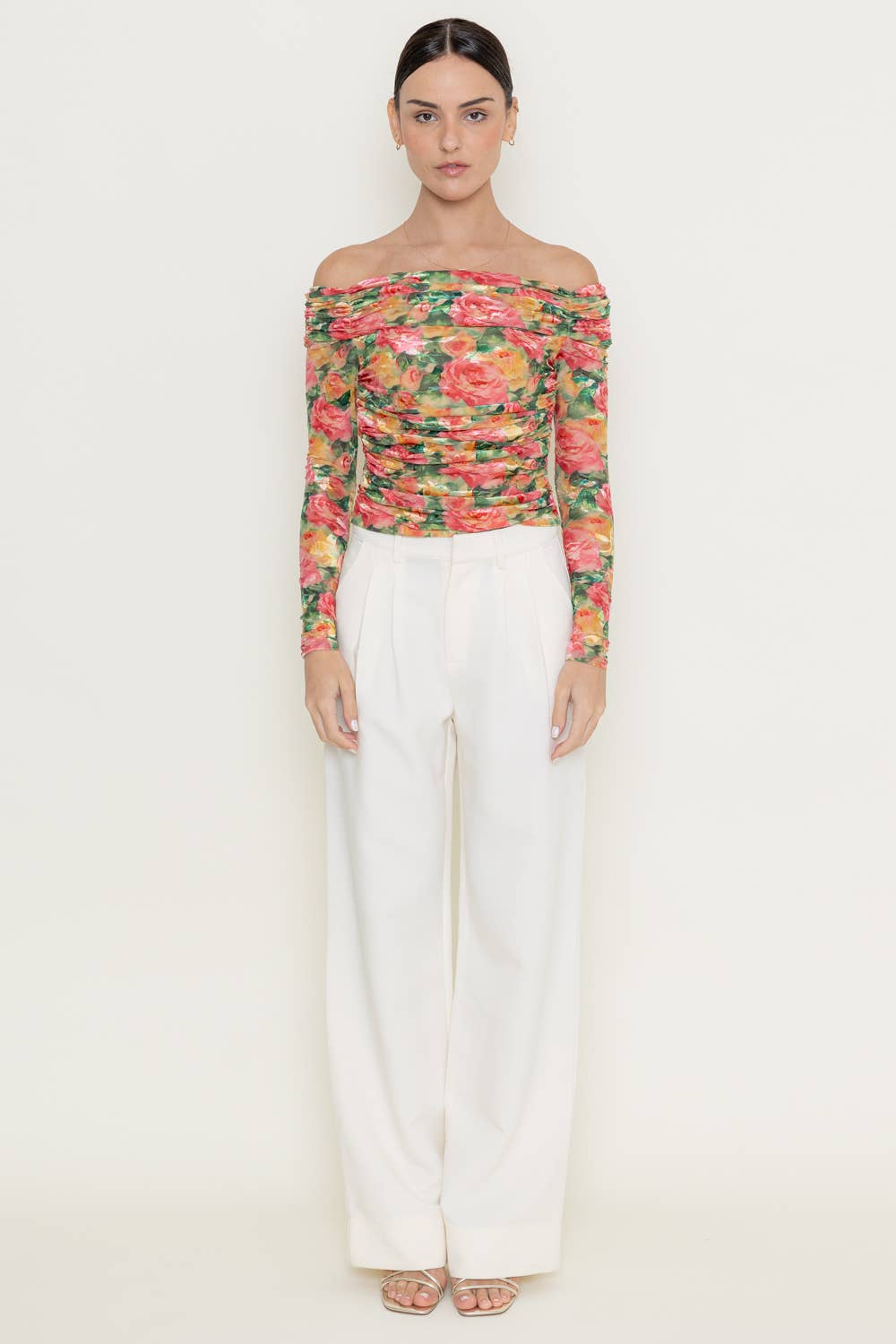 Romantic Rose Long Sleeve Top