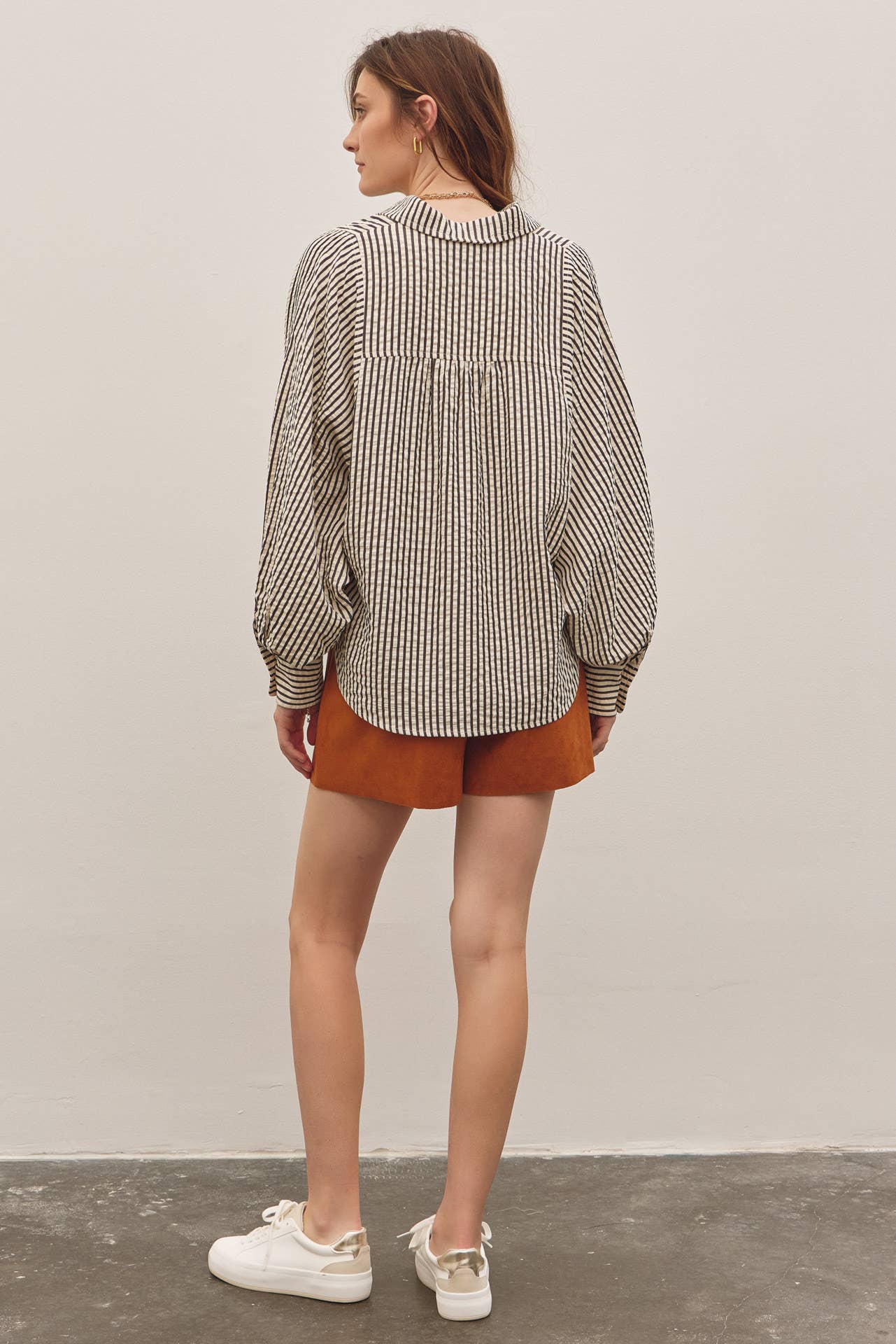 Voluminous Sleeve Button Down