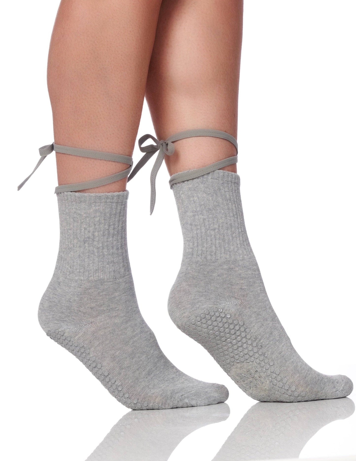 Nina Grip Sock Grey