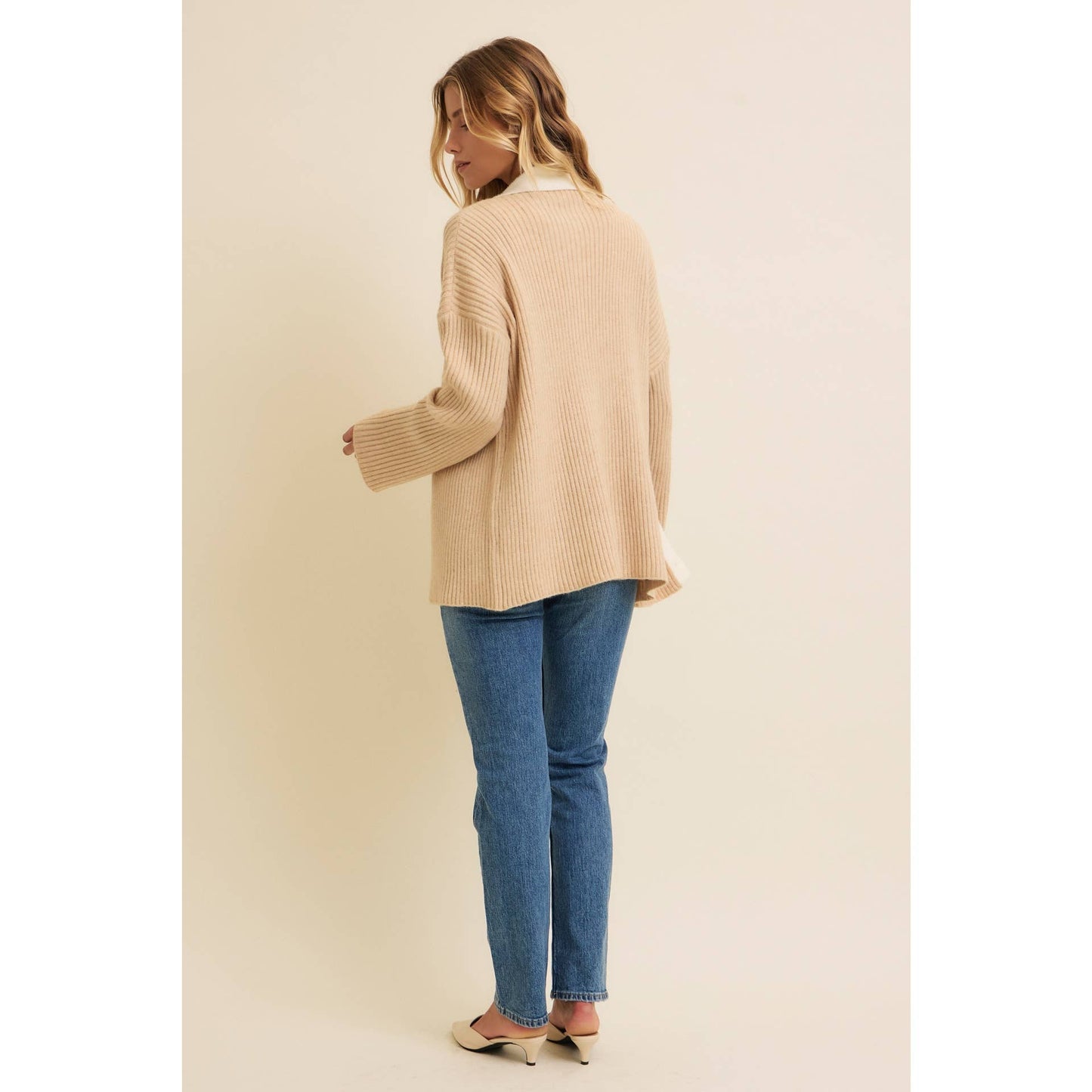 Two Tone Cardigan