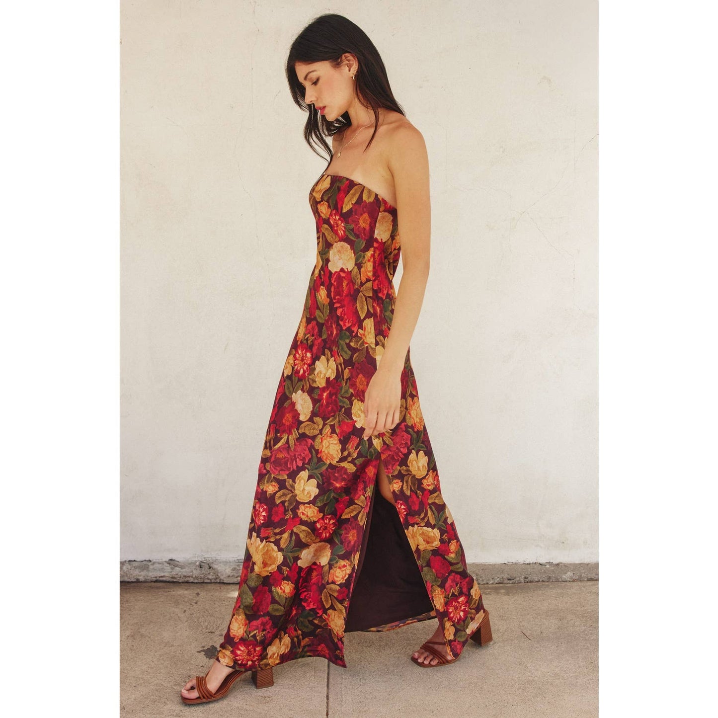 Florence Strapless Maxi Dress