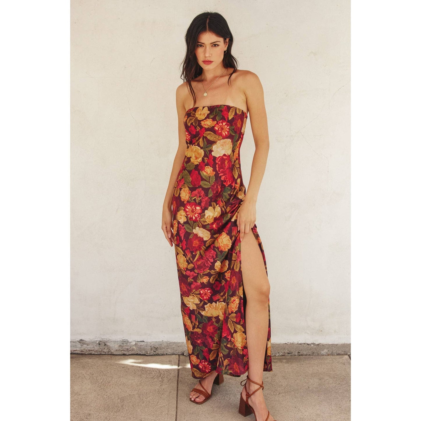 Florence Strapless Maxi Dress