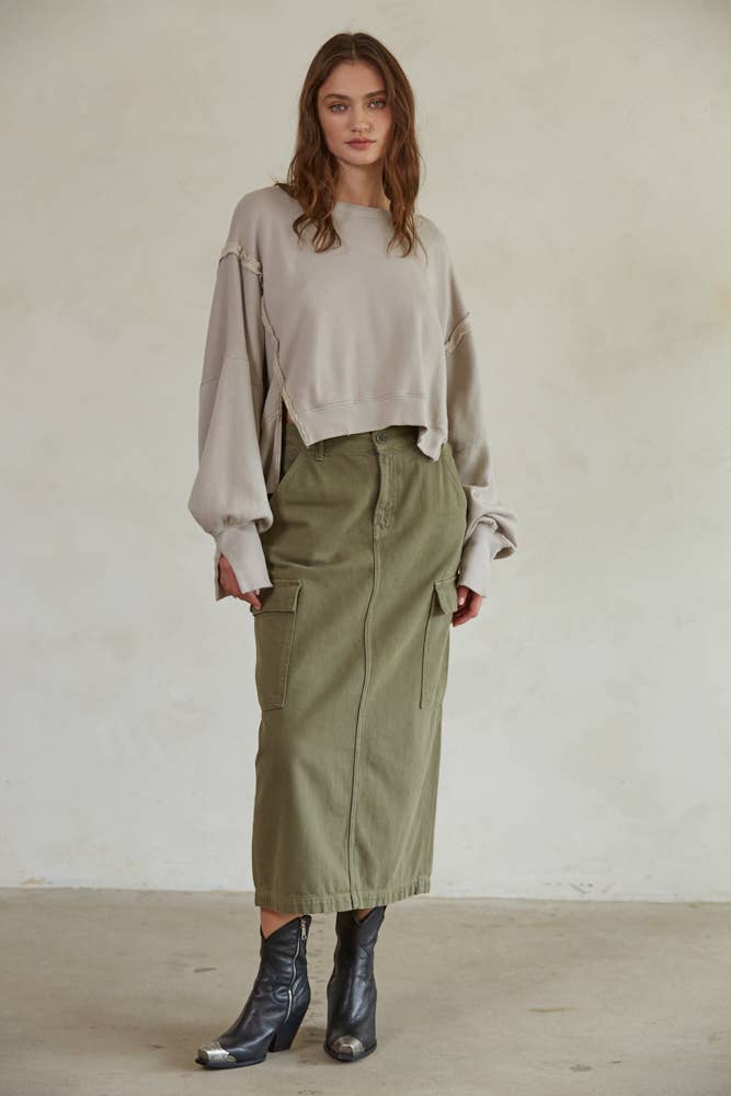 Simee Pullover - Taupe