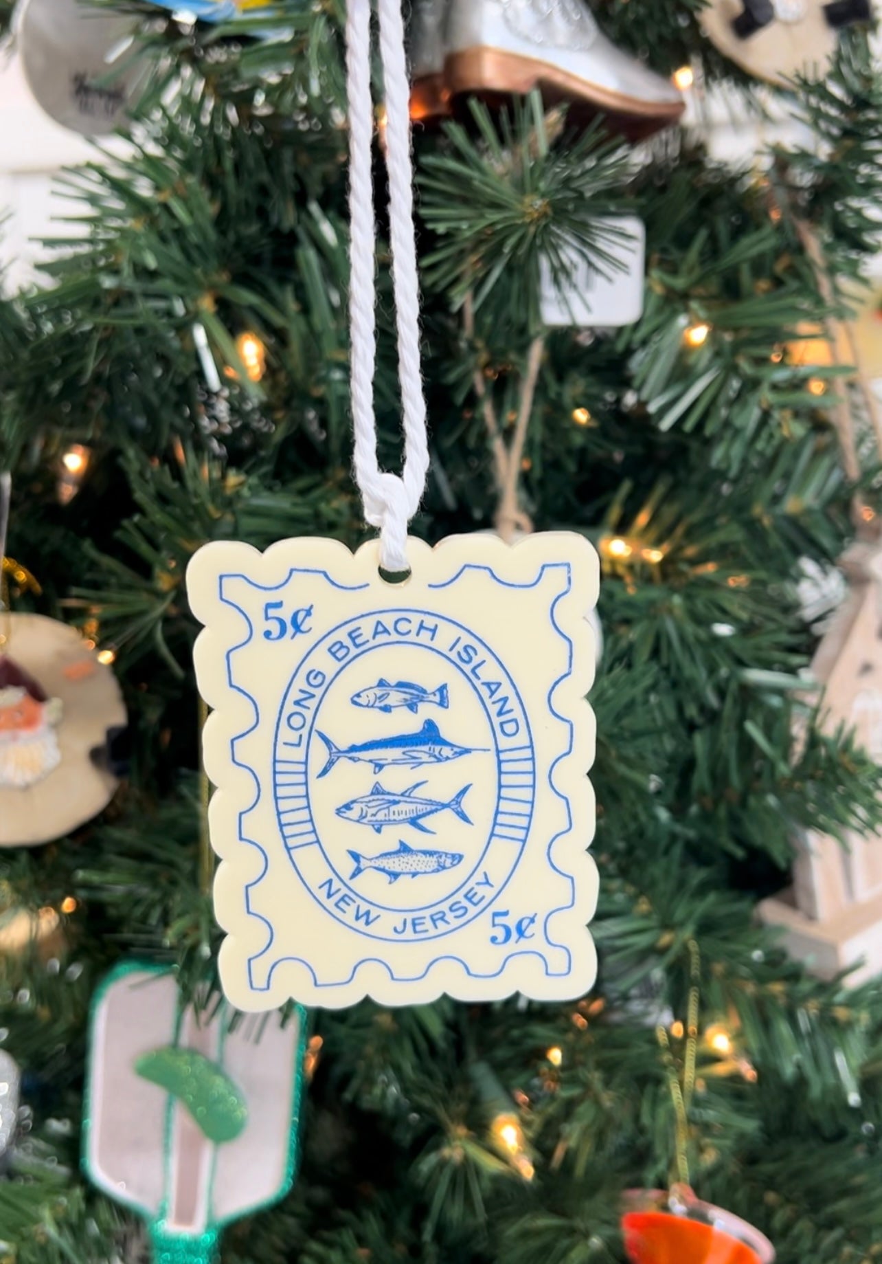 LBI Postage Stamp Ornament