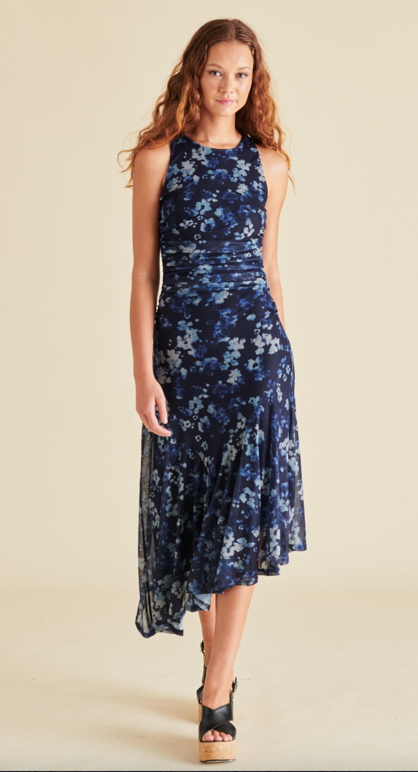 Laney Dress - Indigo
