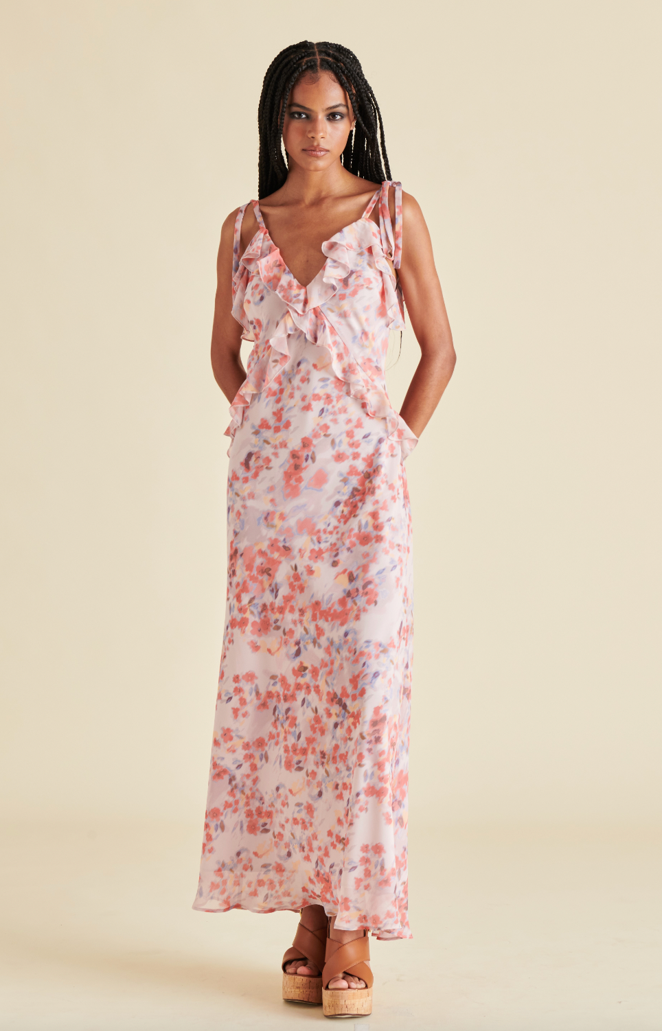 Adalina Dress - Dusty Lavender