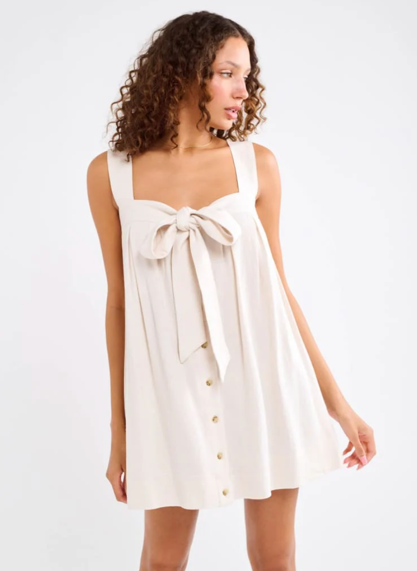 Palermo Mini Dress Cream