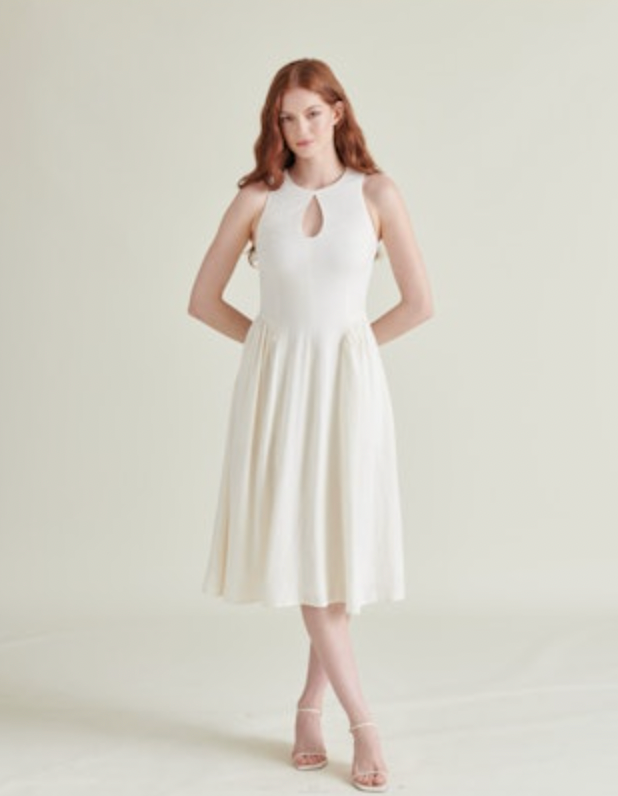 Everleigh Dress - Natural