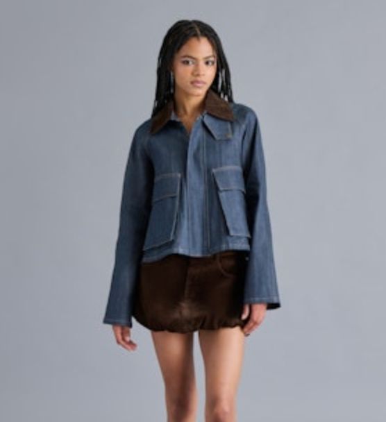 Justina Jacket - Deep Indigo