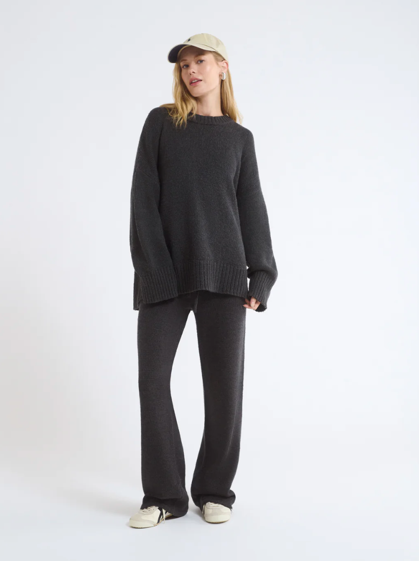 Fair Isle Pant - Black