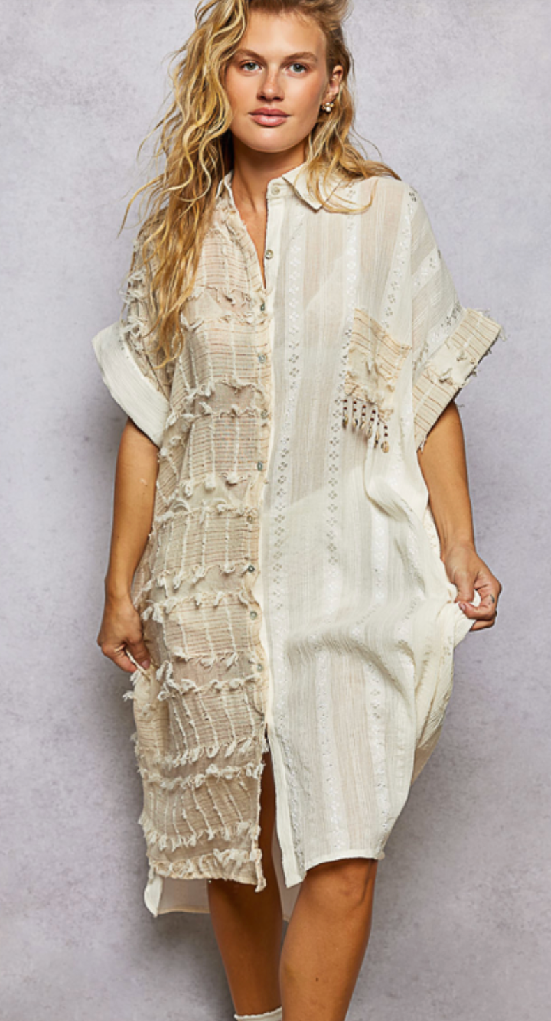 Boho T Shirt Dress