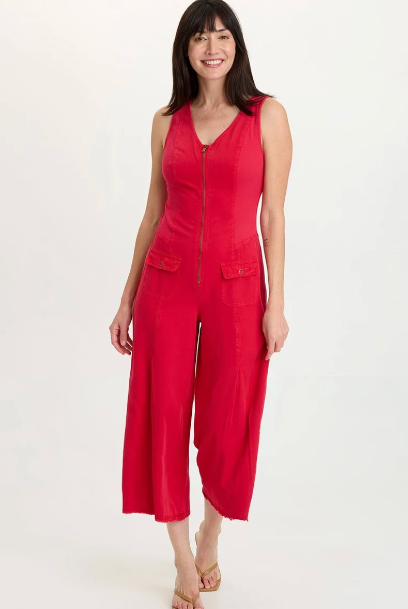 Linette Jumpsuit - RED