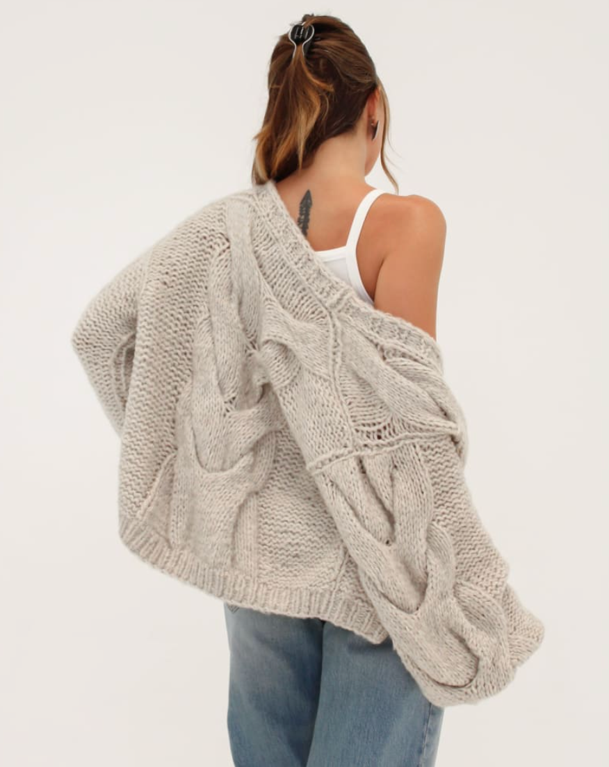 Mimi Cardigan - Oat