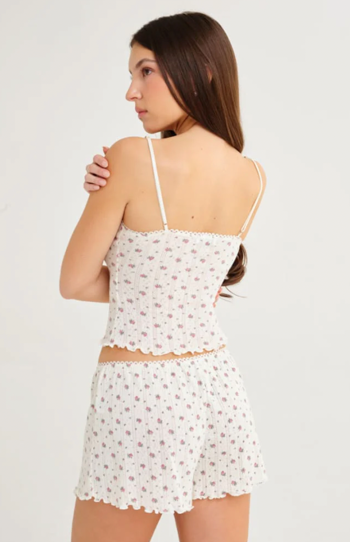 Topanga Short - Cottage Rose