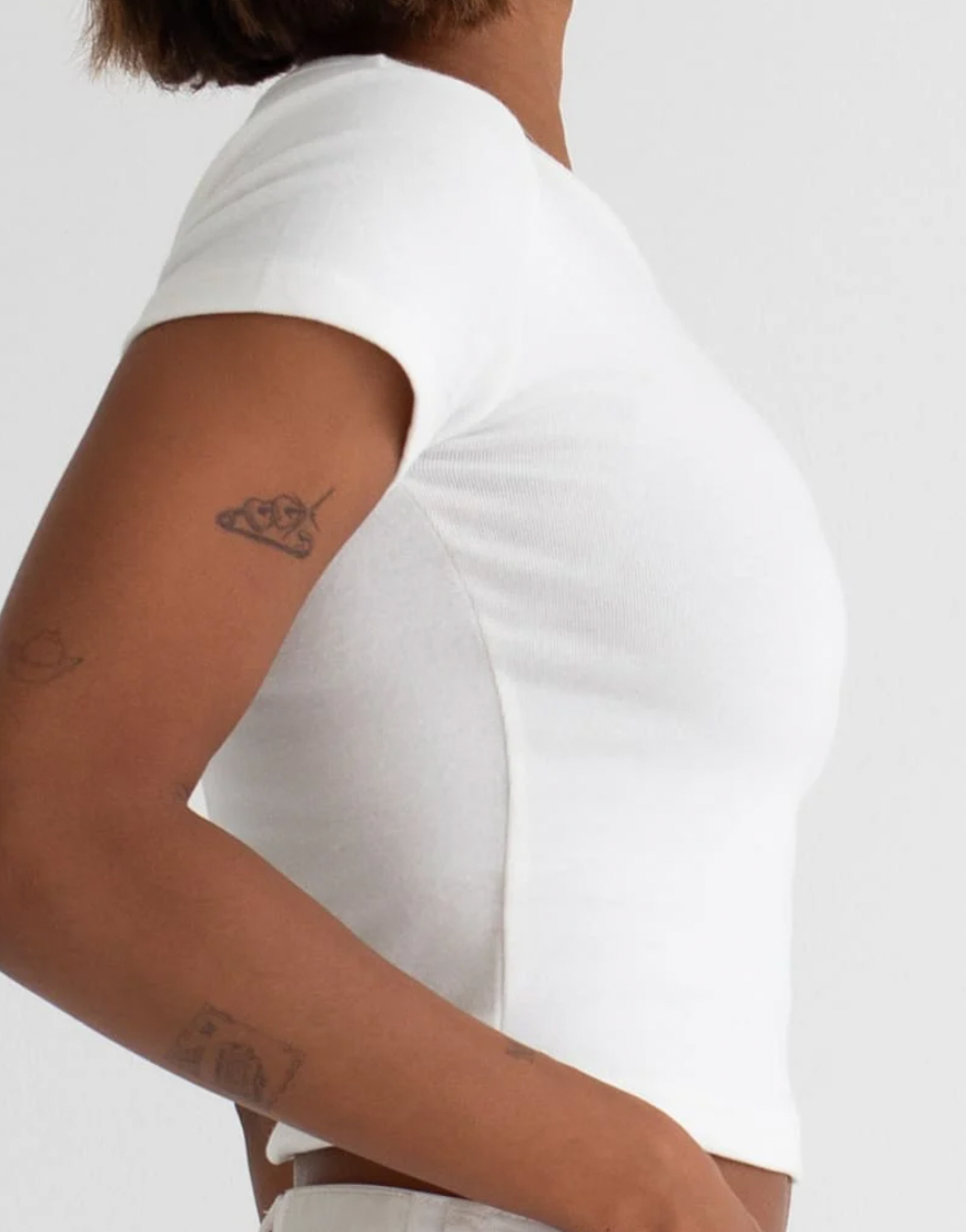 Campus Tee - White