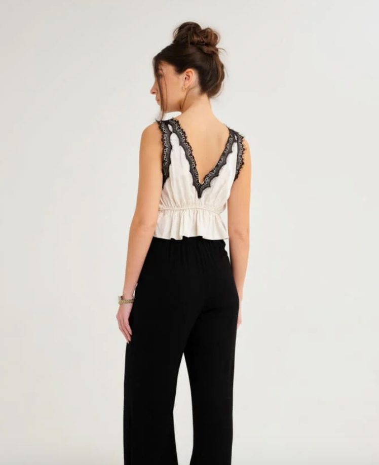 Lady Lace Top - Soft White
