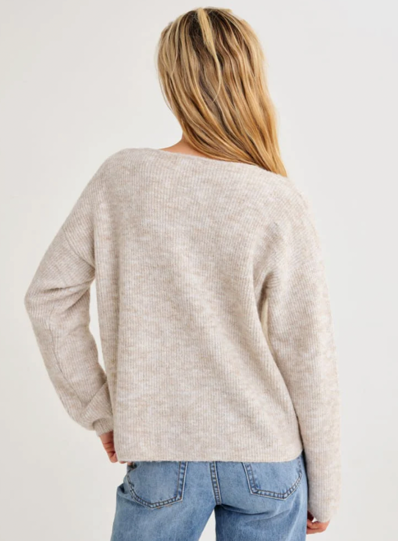Newport Cardigan - Oatmeal Ht