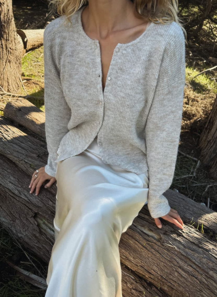 Newport Cardigan - Oatmeal Ht