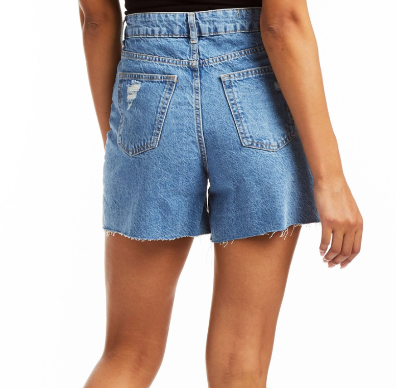 Deconstructed Mom Shorts