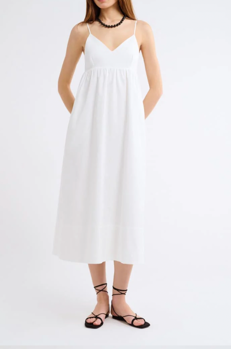 Everyday Midi Dress - White