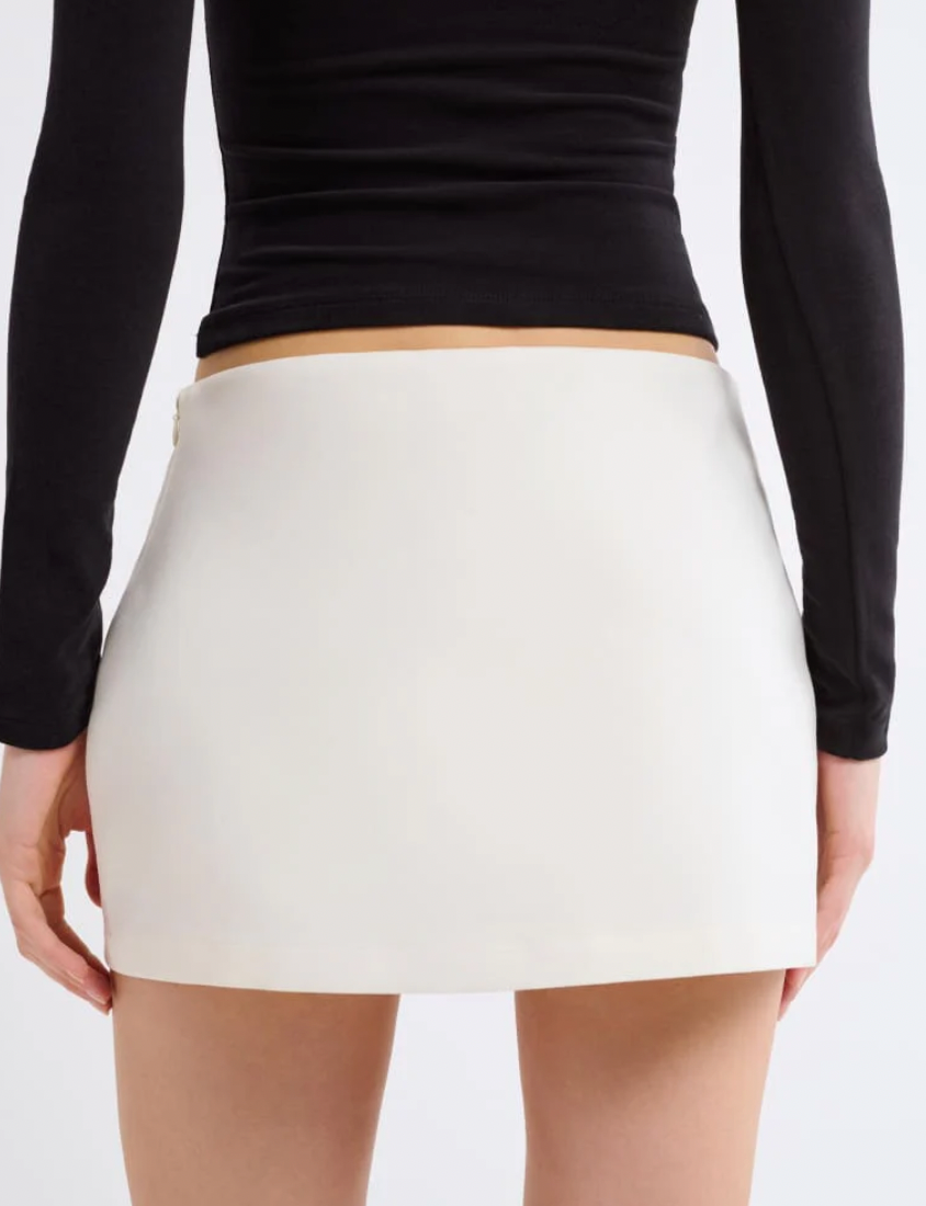 Micro Skort - Cream