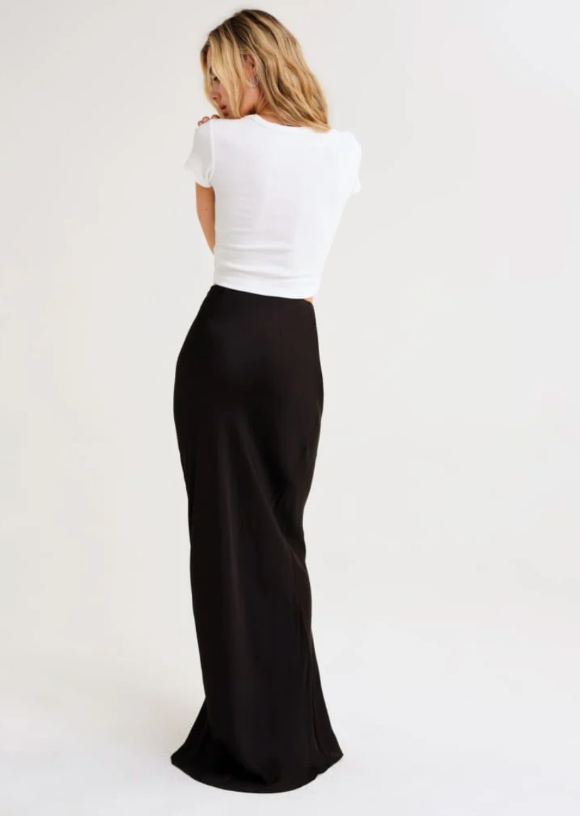 Archive Bias Maxi Skirt - Black