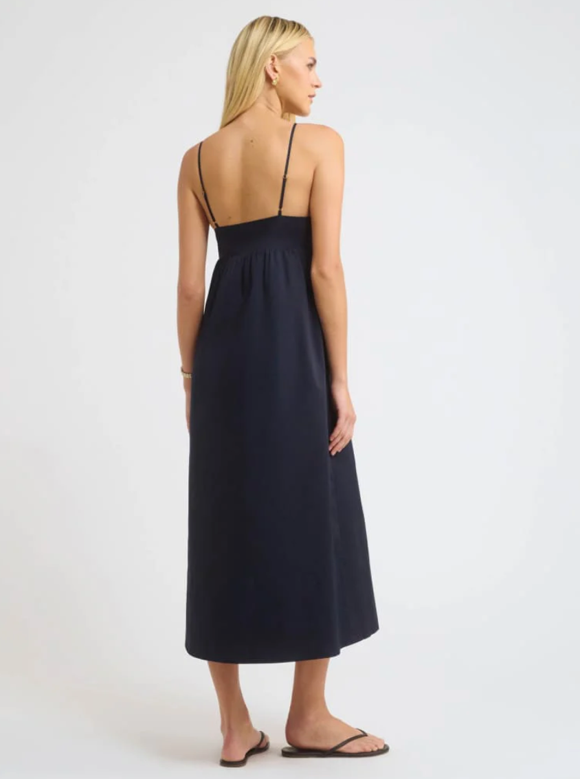 Everyday Midi Dress - Navy