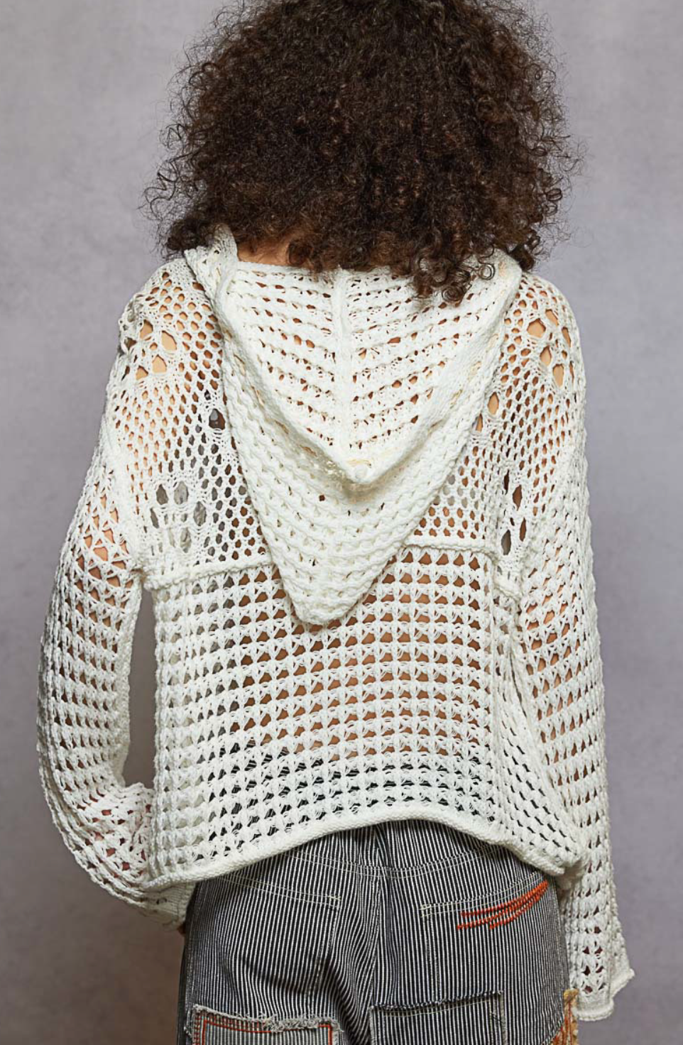 American Flag Crochet Hoodie