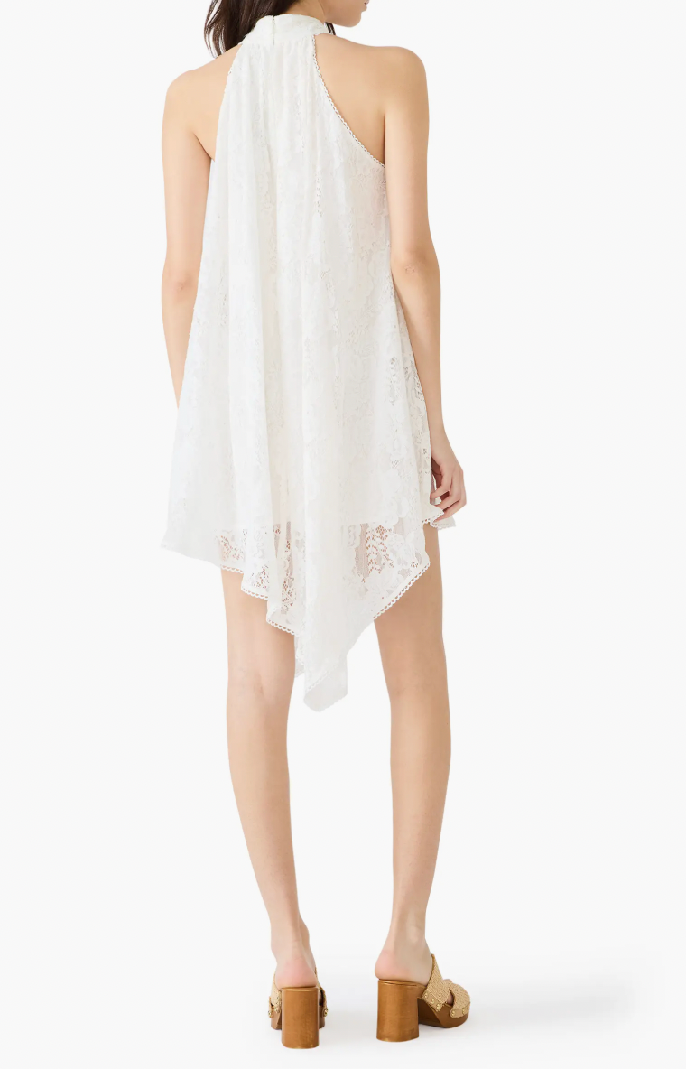 Sander Dress - White Lace