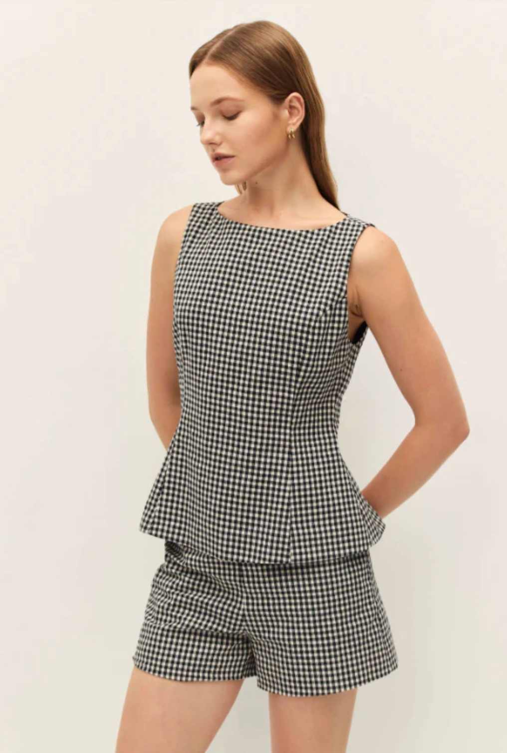 Birdie Top - Black Ging