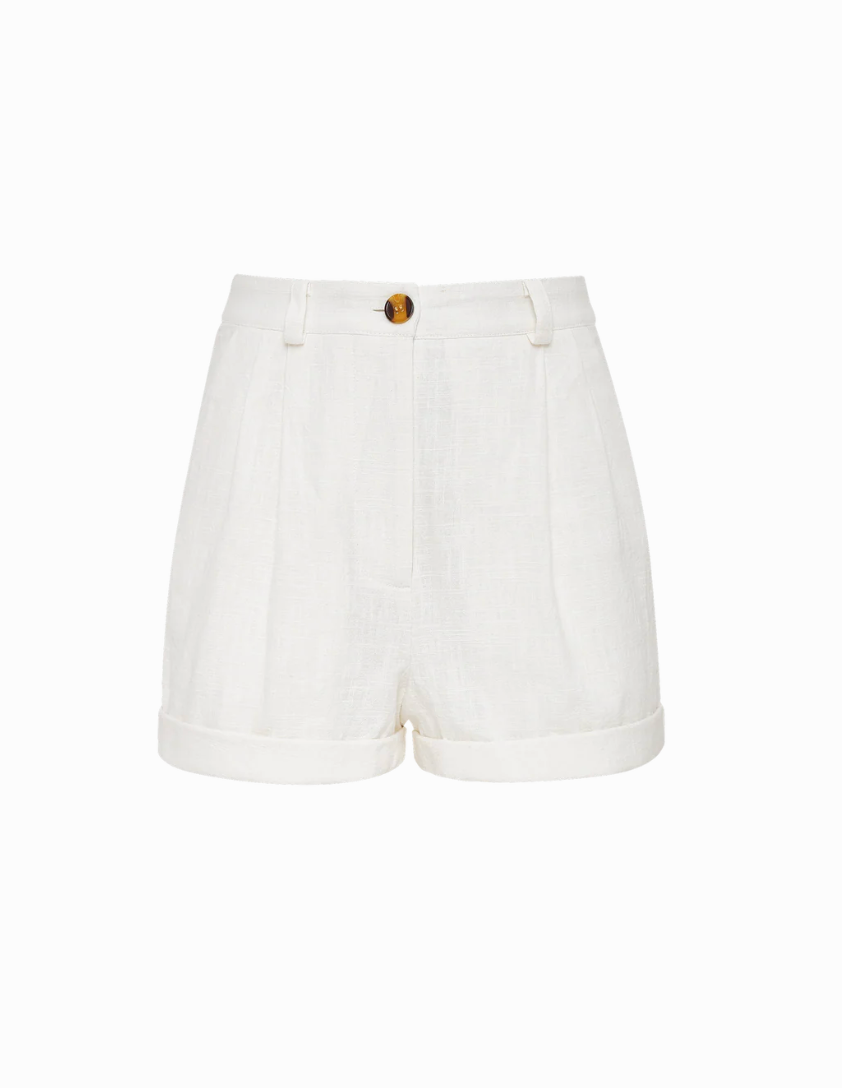 Tidal Shorts - White