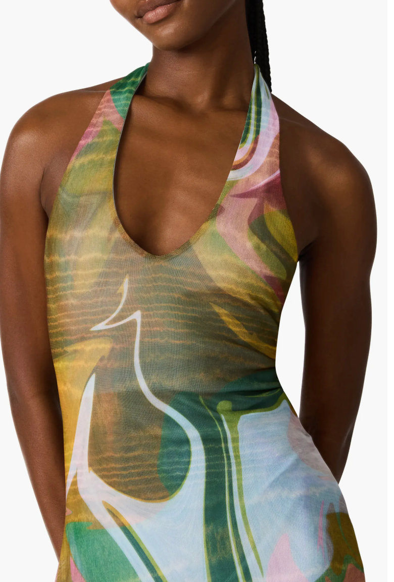 Jaslyn Dress - Marble