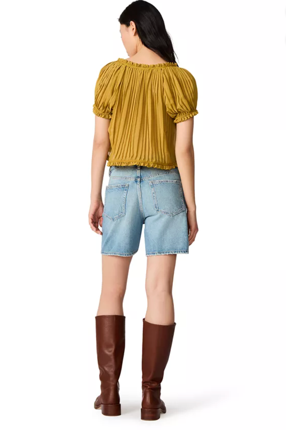 Theodora Top - Thyme Green