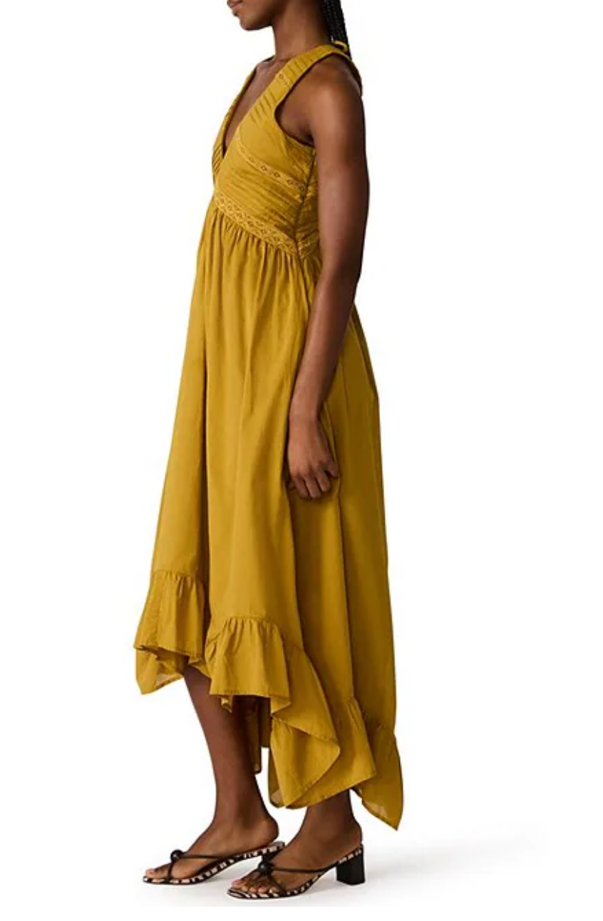 Miah Dress - Thyme Green