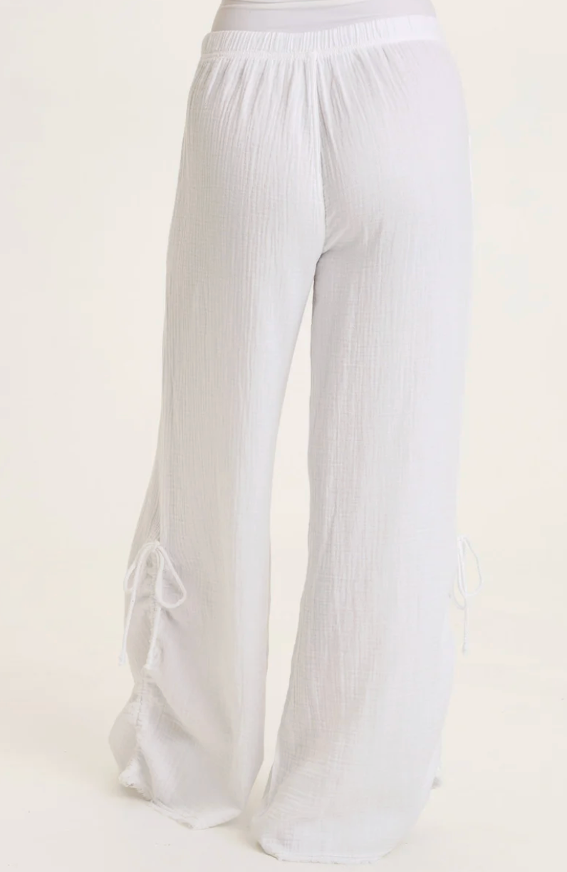 Muriel Wide Leg - White
