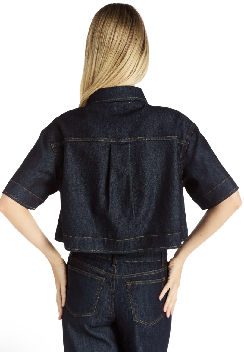 Boxy Denim Top