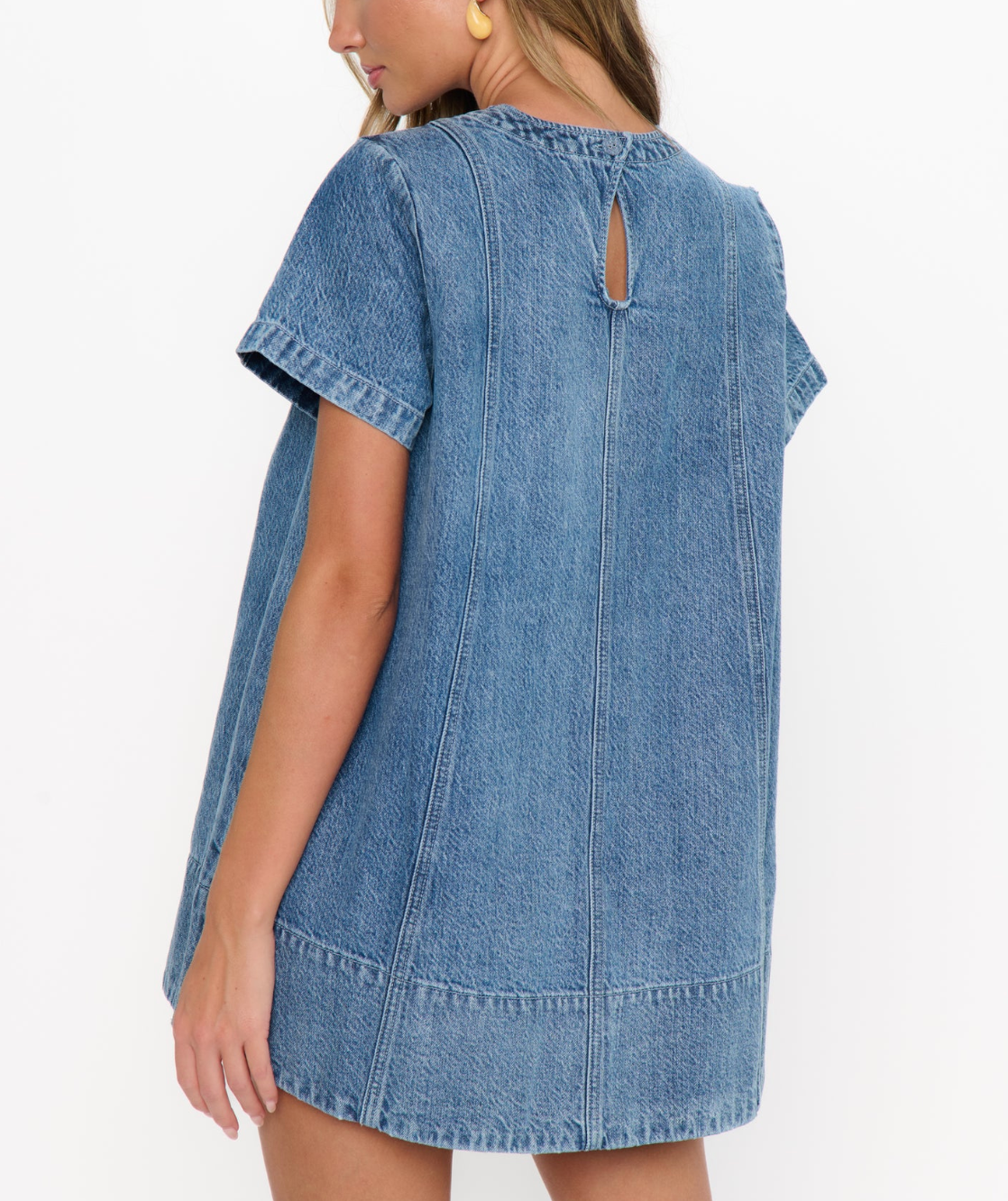Claremont Dress - Stream Indigo