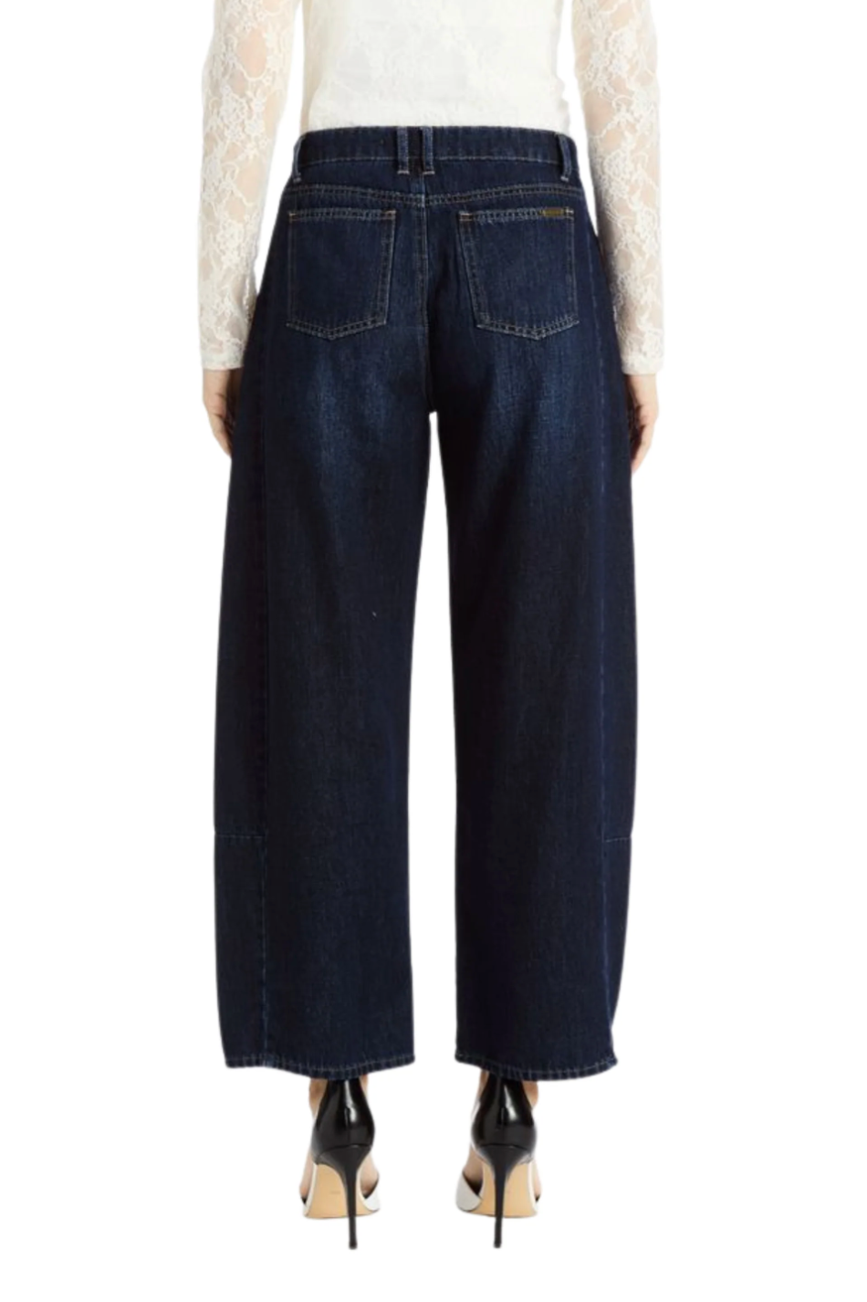 Ankle Crop Barrel Jean