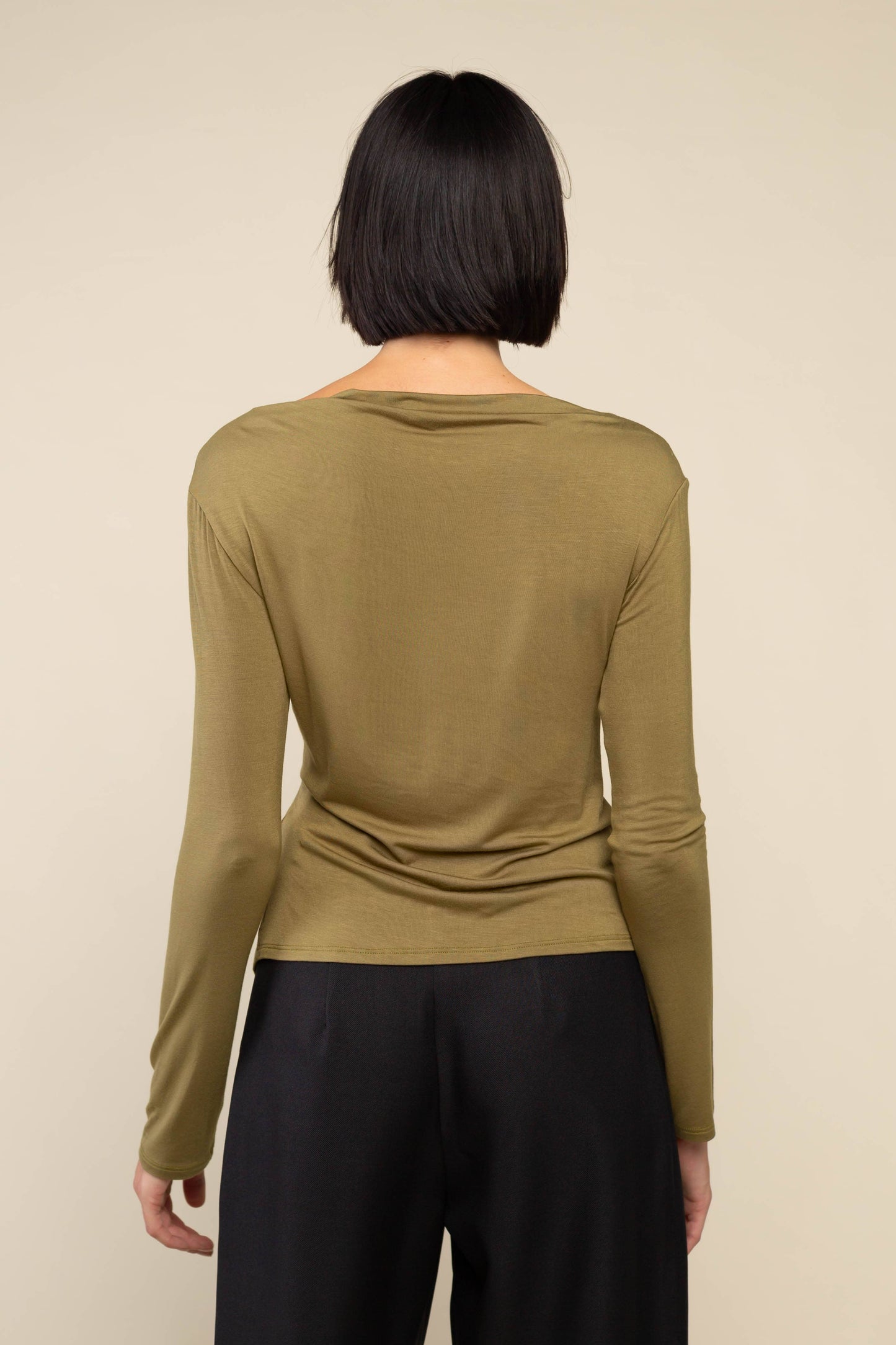 Salem Long Sleeve Boat Neck Top