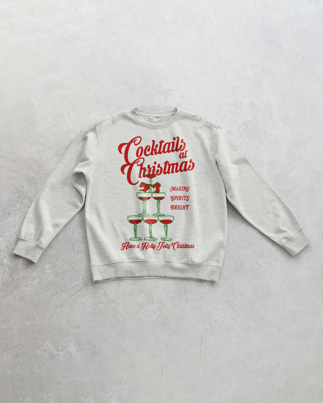 Cocktails at Christmas Sweatshirt
