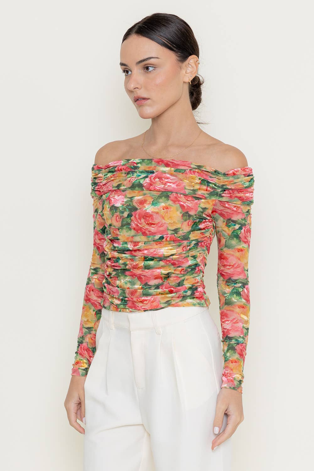 Romantic Rose Long Sleeve Top