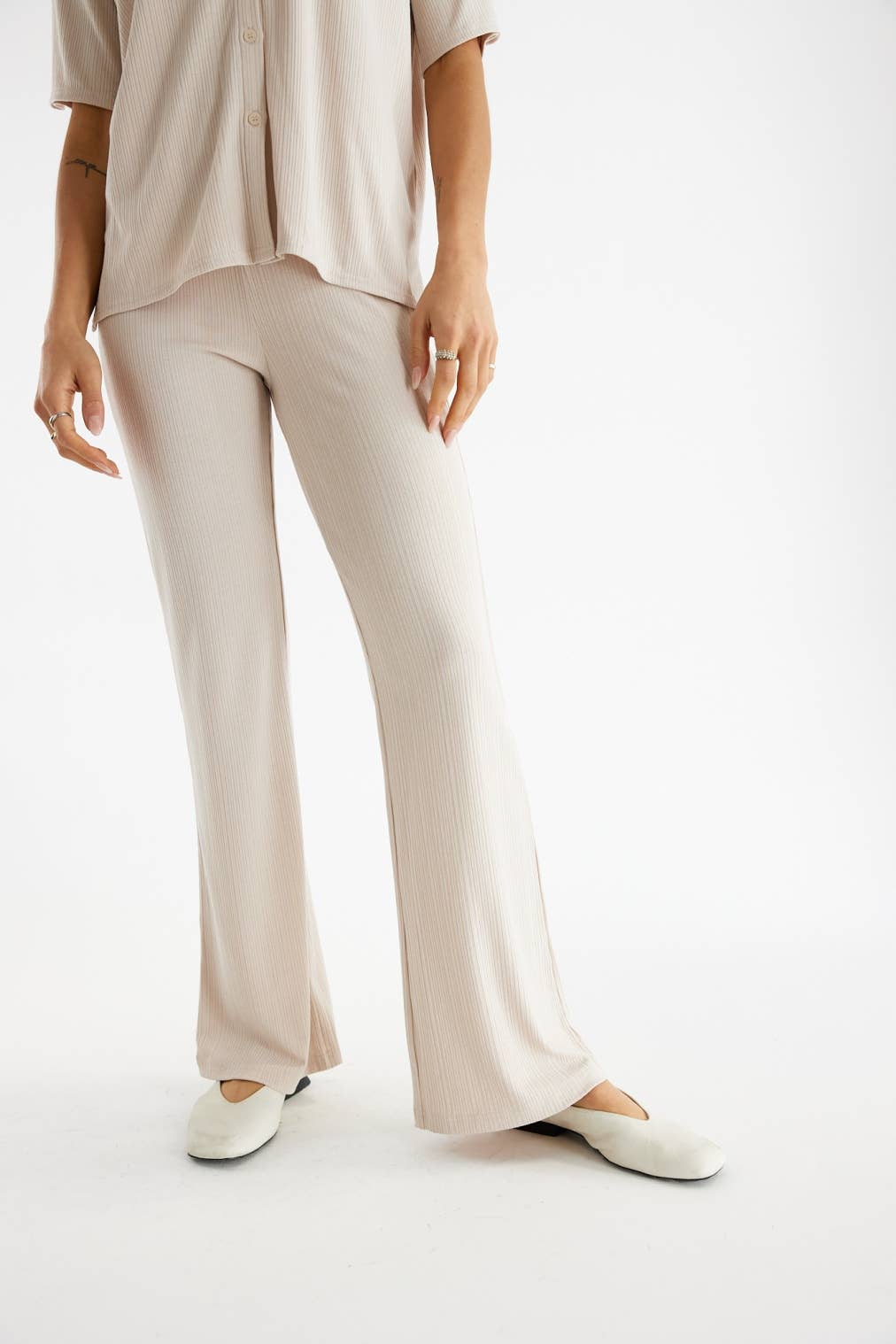 The Gwyn Pants - Cream – Allie May Boutique