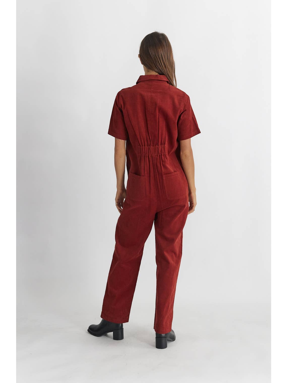 Colby Jumpsuit - Brick