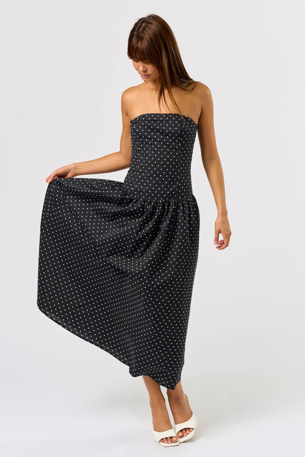 Polka Dot Tube Dress