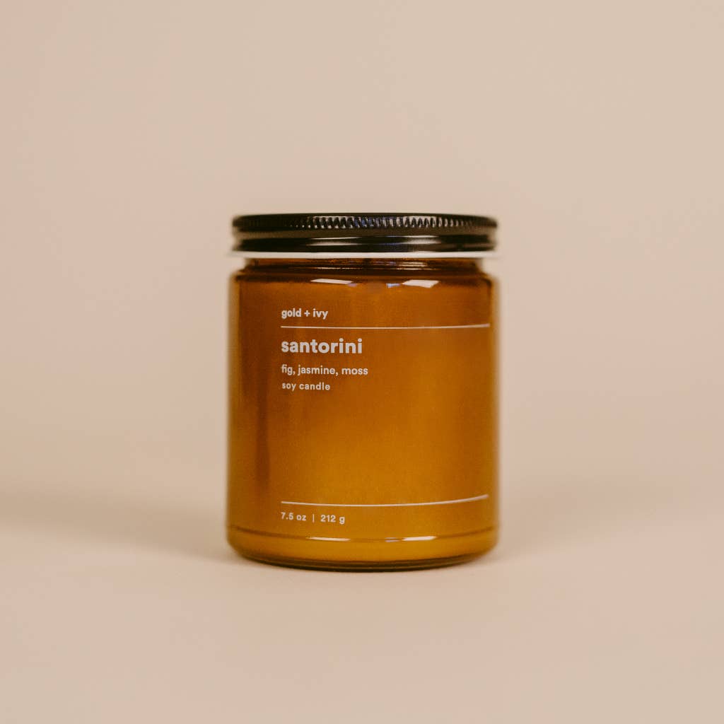 santorini 7.5 oz. soy candle - standard