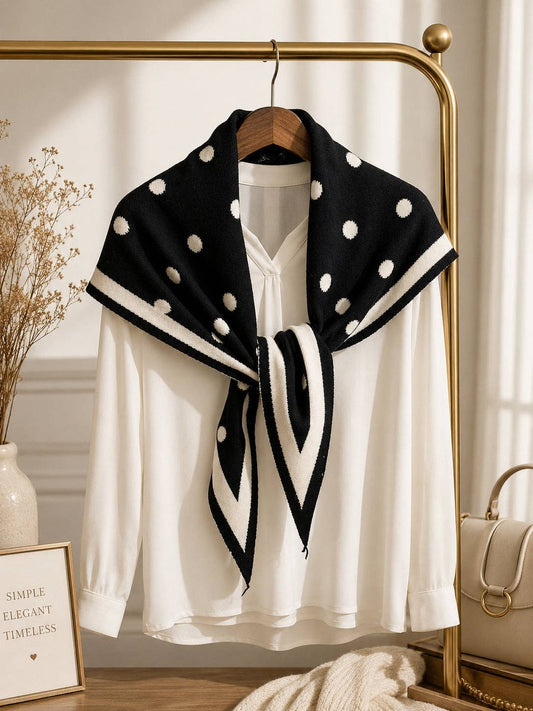 Polka Dot Scarf Shawl