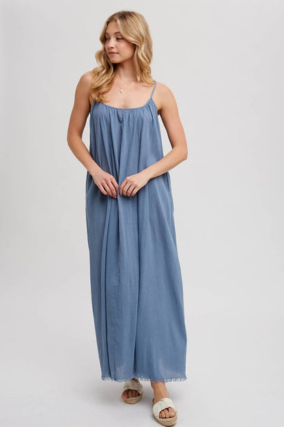 Lena Semi-Sheer Maxi Dress