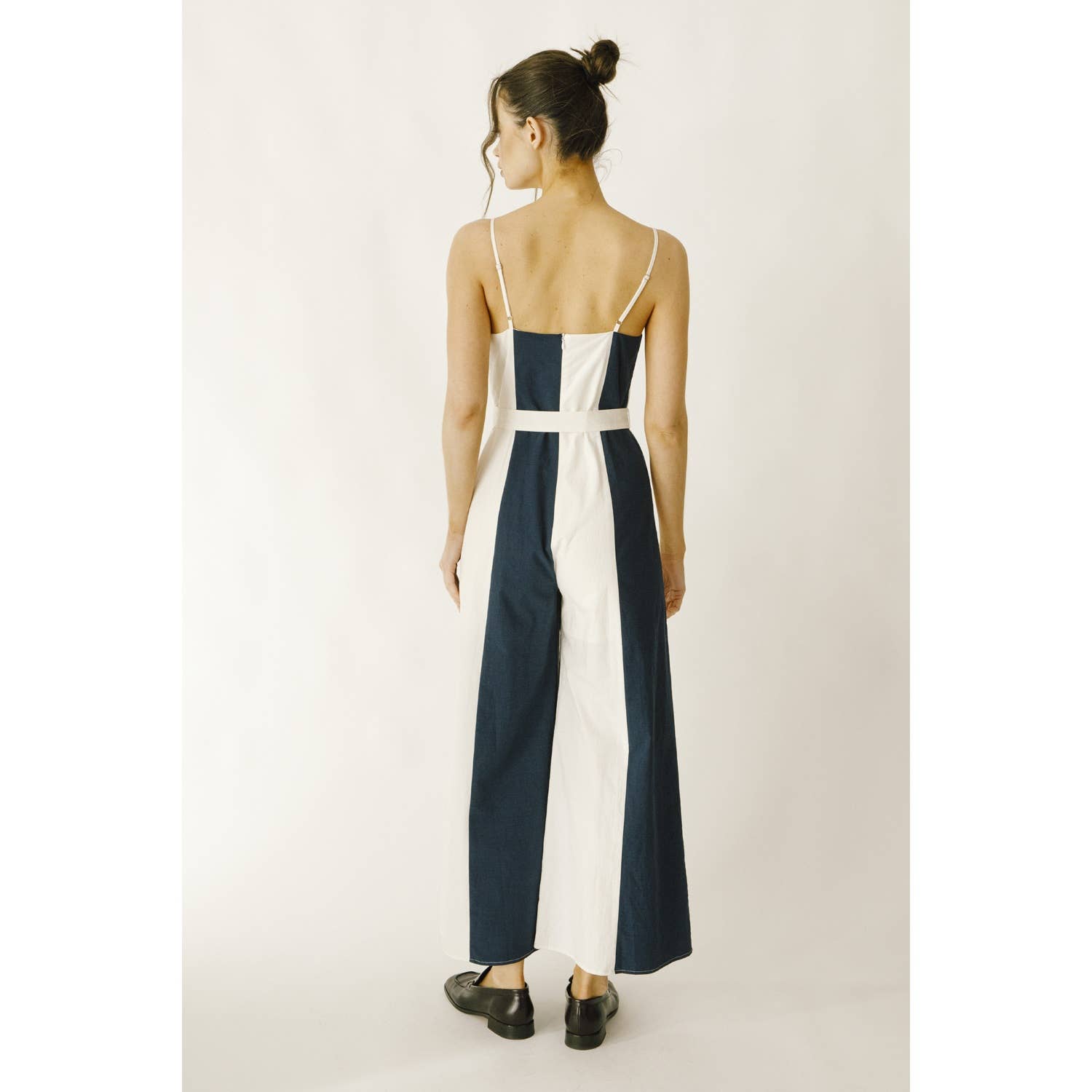 Miami Color Block Striped Jumpsuit