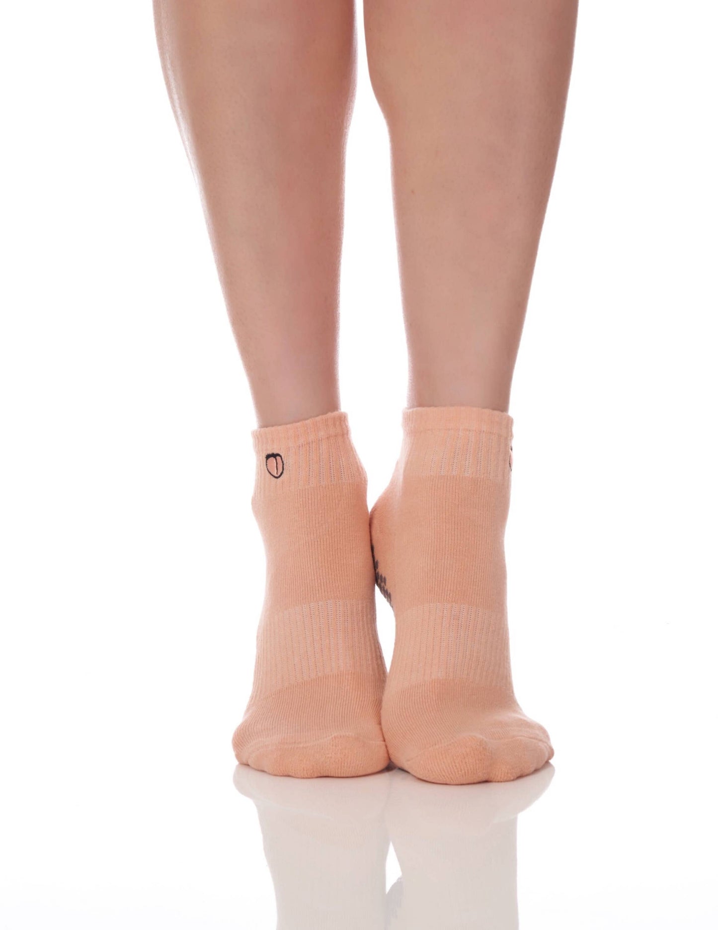 Harlow Grip Sock - Peach